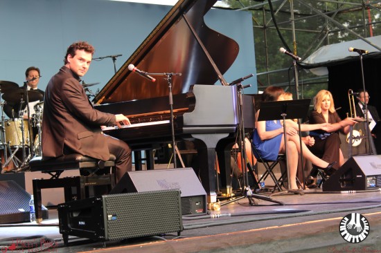 Michael Kaeshammer plays a Mason and Hamlin provided by Pacey's Pianos during the PNE's Mosaic Music Series