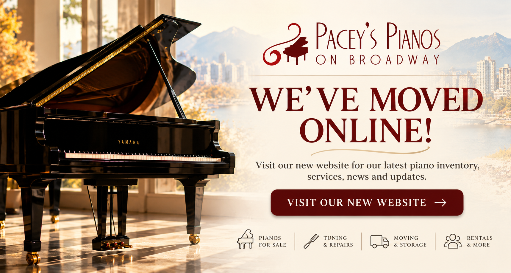 Pacey's Pianos - Visit Our New Website